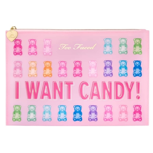 SALE! TOO FACED LIMITED EDITION GUMMY BEAR COSMETIC BAG. - Picture 1 of 8